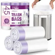 Small Trash Bags 4 Gallon - Drawstring Small Garbage Bags, White Mini Trash Can