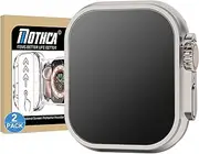 [Mothca] Pack of 2 Tempered Glass Protection for Apple Watch Ultra 49 mm, Matte Screen Protector 9H Screen Protector Film Mat Anti-Glare Anti-Fingerprint
