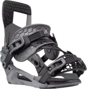 Nidecker Kaon Plus Cement Gray Men's Snowboard Bindings Large (8-11)
