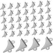 OSALADI 1 Sets Corner Protection Corner Picture Holder Stand Corner Protectors Picture Stands Corner Guard Protective Corner Fittings Corner Brackets Wooden Boxes Silver Iron