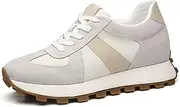 [TUMAHE] Men's Height Enhancing Walking Shoes, Chunky Casual Breathable Fashion Invisible Height Increasing Elevator Platform Sneaker
