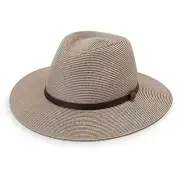 Men’s Carter Fedora – UPF 50+ Sun Protection, Wide Brim, Medium-Large Graphite
