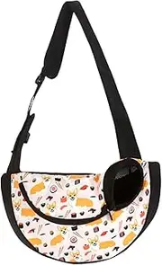 Pet Carrier Bag - Puppy Sling Carrier Bag | Lightweight Portable Breathable Adjustable Pet Carrier, Breathable Mesh Dog Sling, Ventilated Outing Backpack for Hiking, Travel, Outdoor Use