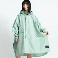 在飛比找Yahoo!奇摩拍賣優惠-日本KIU 163926 薄荷綠 標準成人空氣感有袖斗篷雨衣