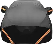 Full Car Cover Compatible with Cadillac Escalade 2025, All-Weather Sun-Proof Snow-Proof Tarpaulin(Black)