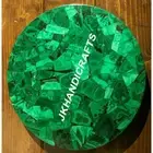 Magnificent Marble Side Coffee Table Top Antique Malachite Inlay Terrace Decor
