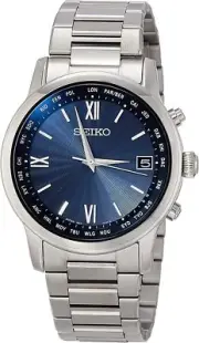 SEIKO BRIGHTZ SAGZ103 Titanium Solar Radio Men's Watch New