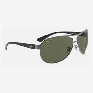 【RayBan 雷朋】經典飛行款偏光太陽眼鏡(RB3386-004/9A 67mm 偏光鏡片)