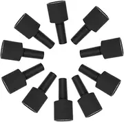 Ipetboom Nail Varnish Bottles Pcs Set Black Matte Leakproof Portable for Manicure Set Nail Shops
