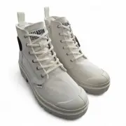 Palladium Pallabase Twill Boots Women's 8M Star White NIB Lace Up Platform