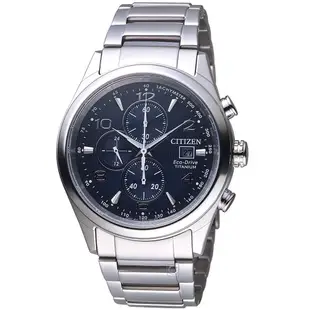 【時光鐘錶公司】CITIZEN 星辰 錶 CA0650-82A 商務時尚光動能計時鈦金屬腕錶