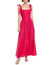 Bardot Mirelle Linen-Blend Maxi Dress
