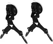 BUGUUYO 2 Pcs Heavy Duty Suction Cup Anchor Hooks Outdoor Tent Fixing Accessories for Camping Tarp Supplies Easy to Clean and Secure for Various Outdoor Activities
