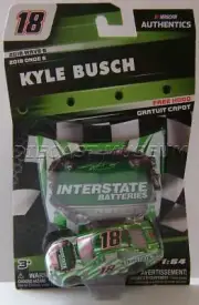 KYLE BUSCH #18 INTERSTATE BATTERIES WAVE 6 NASCAR AUTHENTICS DIECAST 2018 RARE
