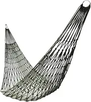 2.6m Long 80cm Wide Thickened Nylon Rope Mesh Hammock - Portable Outdoor Indoor Swing Chair Hammock for Home, Yard, Balcony, Camping, Travel