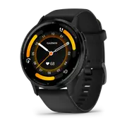 Garmin Venu® 3, Slate Stainless Steel Bezel with Black Case