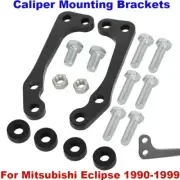 For Mitsubishi Eclipse GSX GST DSM 1990-1999 EVO Caliper Mounting Brackets (for: Mitsubishi)