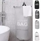 Foldable Laundry Basket Oxford Cloth Clothes Storage Bag for Home