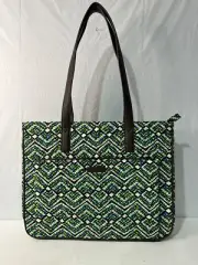NWT-Vera Bradley Iconic Commuter Tote w/Laptop Sleeve in Rainforest Pattern