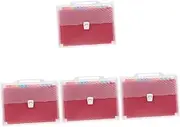 SEWACC Pcs Hanging Wall File Organizer Portable Paper Organizer Receipt Folder Organiser Expanding Folder