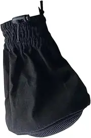 Generic Foldable Blow Dryer Diffuser Sock for Wavy Hair Styling, Black Mesh