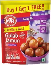 Ethnic Choice Indian Grocery Gulab Jamun Mix, 160g / 175g (Buy 1 & Get 1 Free)