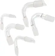 Borosilicate Glass Distillation Adapter - Joint Equal Reduce Elbow Bend Lab Equipment(14-23 Joint)