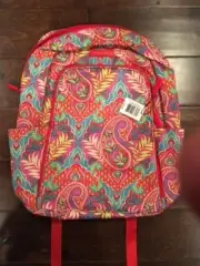 Vera Bradley Laptop Backpack - PAISLEY IN PARADISE NWT