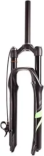 26" 27.5" 29" Mountain Bike Suspension Fork Lightweight 1-1/8" Bicycle Air Forks Remote Lockout Unisex - Travel: 120MM