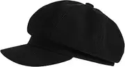 [Holibanna] Retro Women's Beret Hat Black Cap for Party Adult Beanies Beret for Ladies Party Hats for Adults