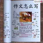 「學霸是這樣練成的」五感法寫作文 思維導圖作文書 優美句子 積累擴句寫作 寫作訓練 提升寫作技巧 趣味漫畫 精彩範文