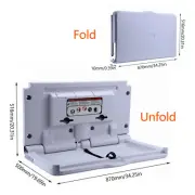 Baby Changing Station Wall Mounted Diaper Changing Table Horizontal Fold Down