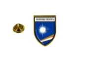 pins pin's flag national badge backpack hat shield world marshall islands