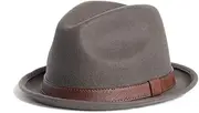 [JANeGWXRUuW] Classic Bowler Hat Bowler Hat Brim Felt Hat Jazz Hat for Outdoor