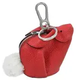 在飛比找遠傳friDay購物優惠-LOEWE CONEJO 兔子造型鑰匙圈零錢包.紅