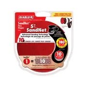 Diablo 125mm 180 Grit Orbital SandNet Discs - 10 Pack