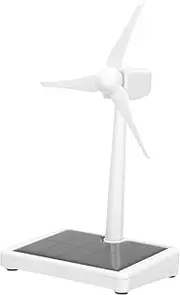 CORHAD Solar Windmill Solar Powered Windmills DIY Windmill Model Solar Powered Wind Model Solar Powered Desk Windmill Mini B Windmills Model Turbine Model Plastic