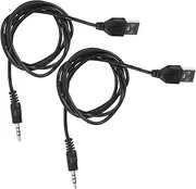 ETHZZLE USB to Headphone Jack Adapter 3.5mm Charger Cord Multi-Device Charging Solution