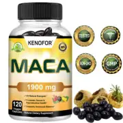 Maca Root Capsules | 30/60/120 Capsules | Peruvian Maca Extract, Unisex