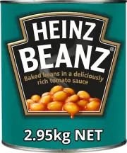Beanz Baked Beans in Tomato Sauce Catering Bulk Tin Canned Food Ready to Eat 2.9