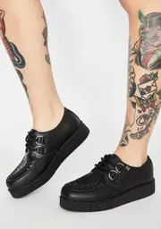 [T.U.K.] Viva II Low Lace Up Creepers