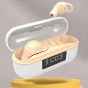 Wireless Noise-cancelling Earbuds with Digital Display and Charging Case