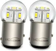 Ruiandsion 2pcs 1157 LED Bulb 12V BAY15D 2057 2357 7528 White 3014 12SMD LED Chipsets LED Backup Reverse Brake Tail Lights