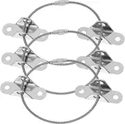Kisangel Furniture Straps Set 3 Pieces Stainless Anchors Child Proofing Protect Your Furniture from Falling
