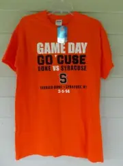 NWT Duke VS Syracuse Game Day T-Shirt Size Medium Basketball Sold Out 2-1-14