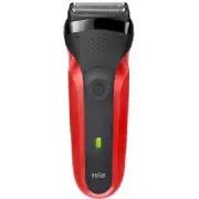 Braun Men's shaver series 3 300S-R red free shipping from japan