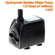 Water Pump for Hydroponic Plant Growing System 59" (1.5m) Head of Delivery 110V