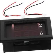 10a Voltage Tester Led Voltmeter Ammeter 2-in-1 Multimeter Wide Application No Extra Power Source Needed Random Color