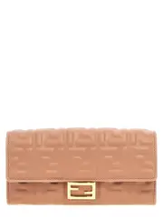 [Fendi] Fendi-Continental Baguette Portafogli Rosa-Donna OS