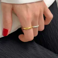 在飛比找momo購物網優惠-【MoonDy】銀戒指 金戒指 日系戒指 小香戒指 個性戒指